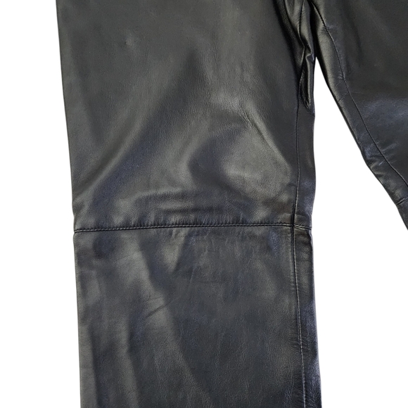 BOD & CHRISTENSEN Genuine Leather Soft Pant — Black / Ladies 12 - Picture 5 of 14